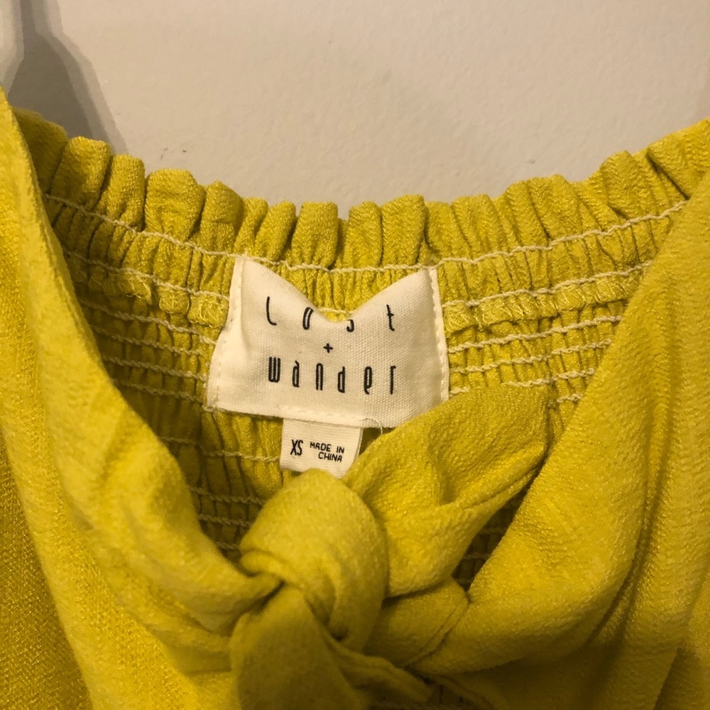 Lost + Wander Yellow Midi Dress - Picture 6 of 7